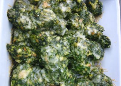 Ñoquis o gnocchi de quinoa al horno