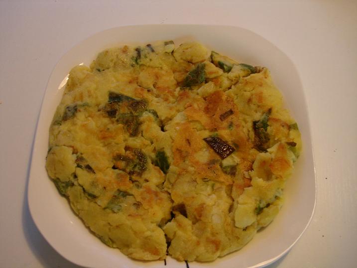 Tortilla de patatas vegana