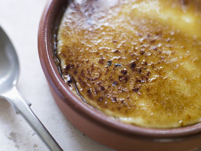 Crema de limón caramelizada