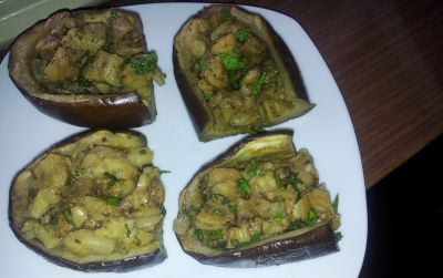 Berenjenas a la menta