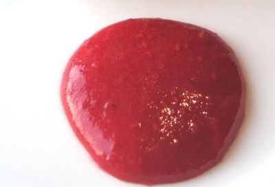 Salsa de frambuesas