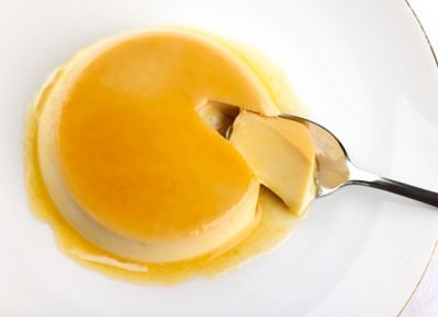 Flan de huevo microondas