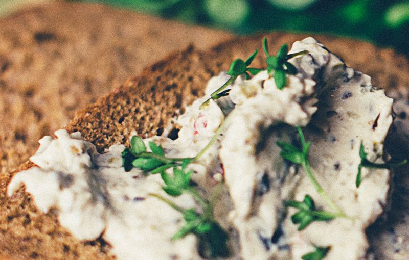 Paté de queso y almejas