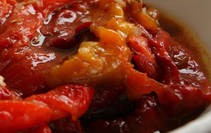 Asadillo de pimientos al brandy