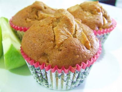 Magdalenas de manzana