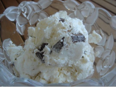 Helado de stracciatella