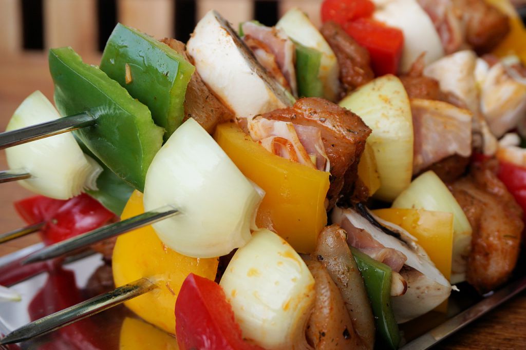 Brochetas de verduras